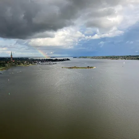 아파트 Schleiverliebt Im Wikingturm 21 5 슐레스비히